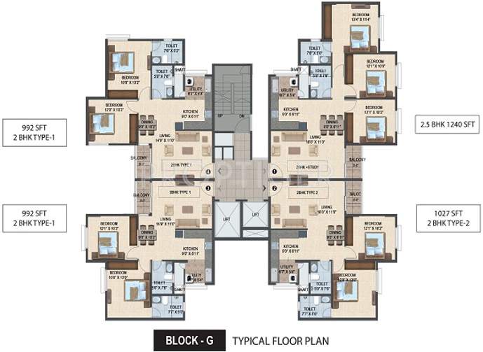 Images for Cluster Plan of Salarpuria Sattva Laurel Heights