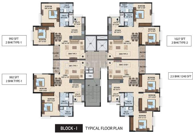 Images for Cluster Plan of Salarpuria Sattva Laurel Heights
