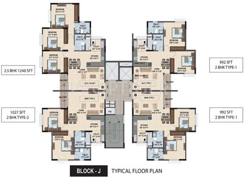 Images for Cluster Plan of Salarpuria Sattva Laurel Heights