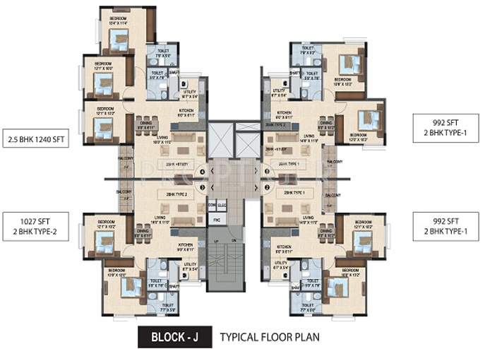 Images for Cluster Plan of Salarpuria Sattva Laurel Heights