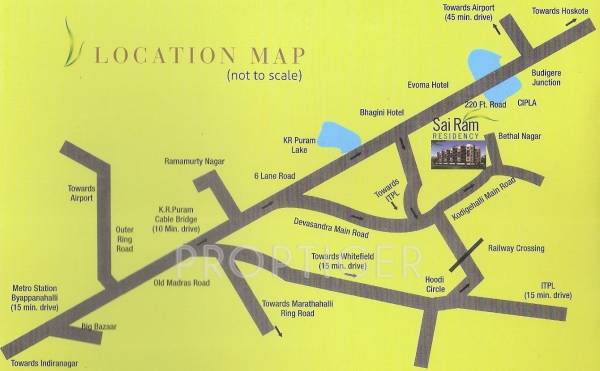 Location Plan sai-ram-residency Location Plan