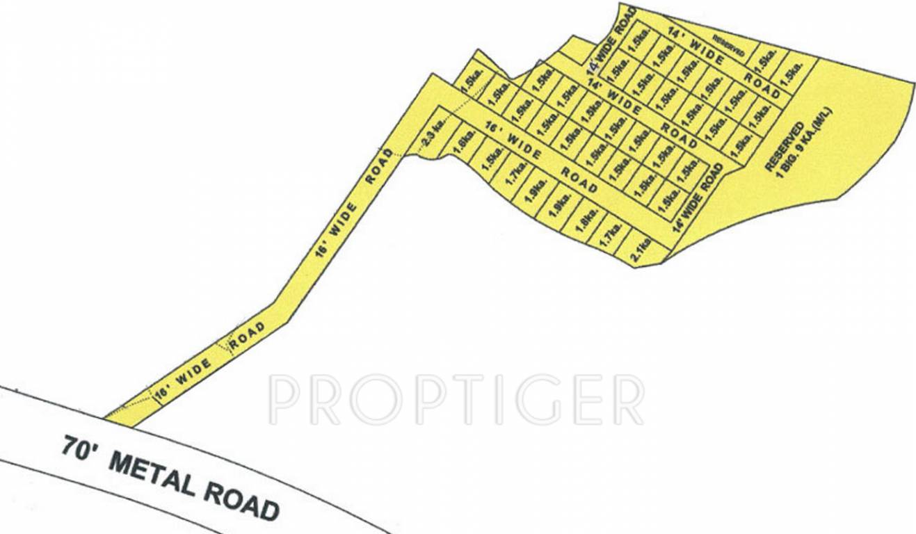 apni dharti developers satarupa Layout Plan