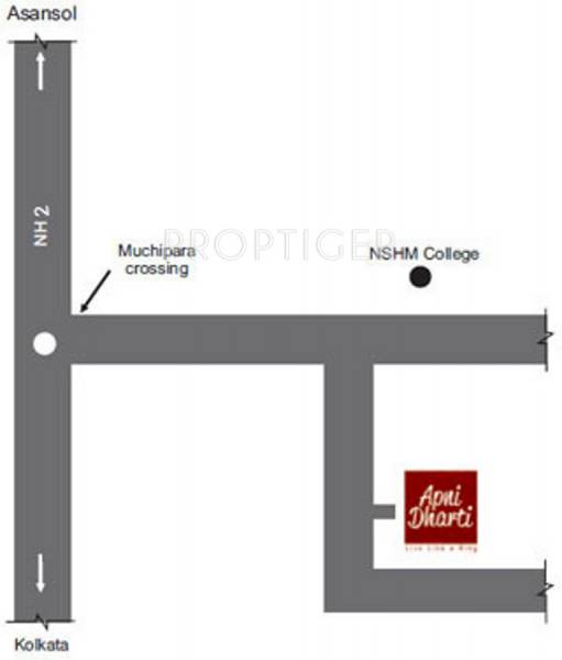 Location Plan apni-dharti-developers satarupa Location Plan