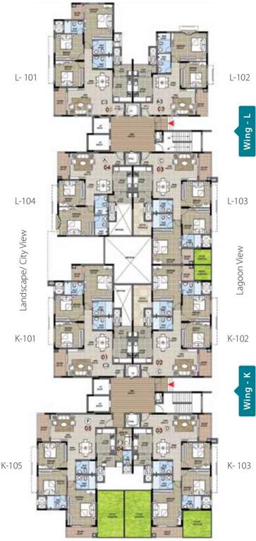 Images for Cluster Plan of Purva The Waves