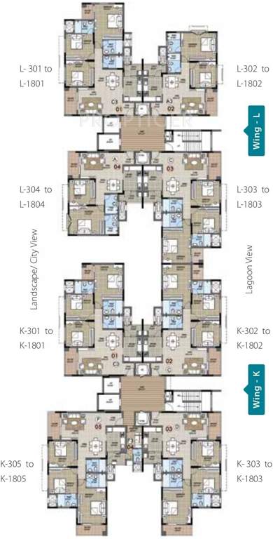 Images for Cluster Plan of Purva The Waves