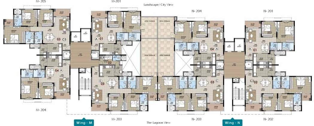 Images for Cluster Plan of Purva The Waves