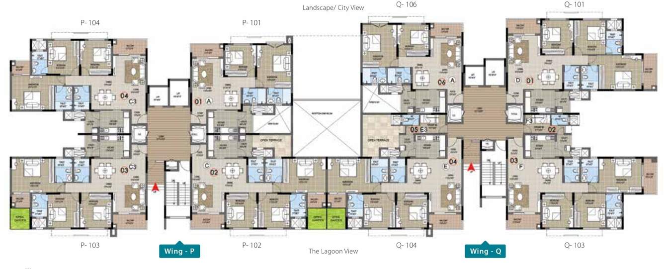 Images for Cluster Plan of Purva The Waves