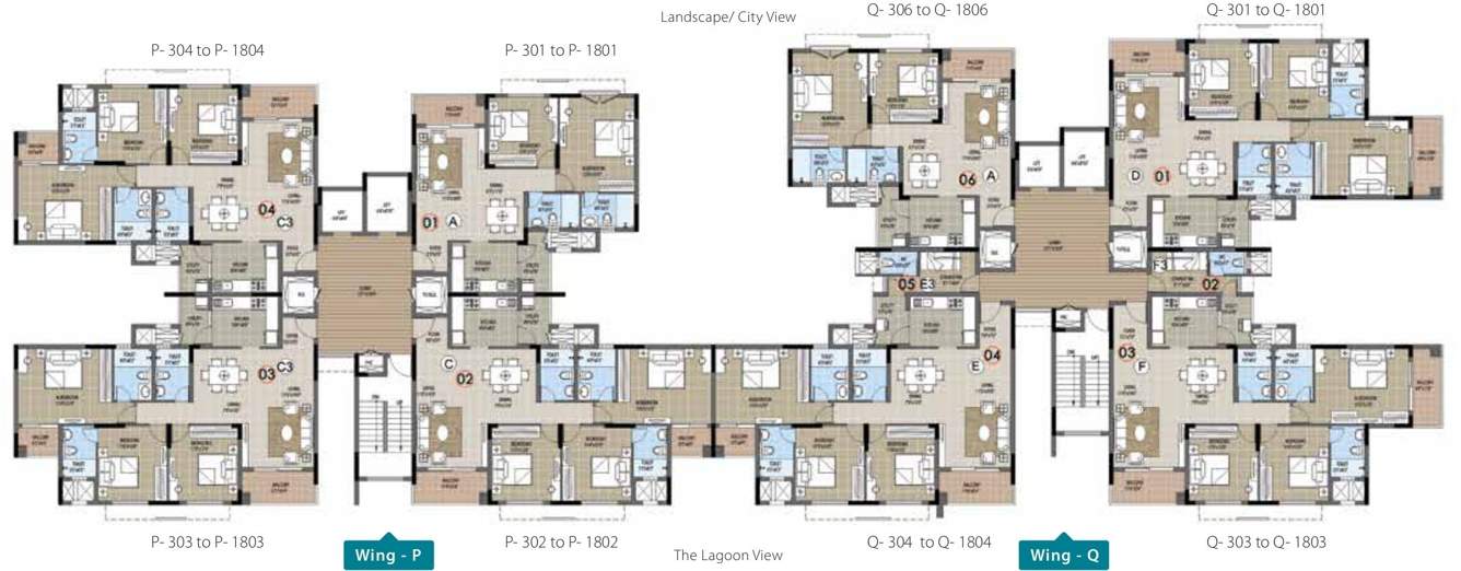 Images for Cluster Plan of Purva The Waves