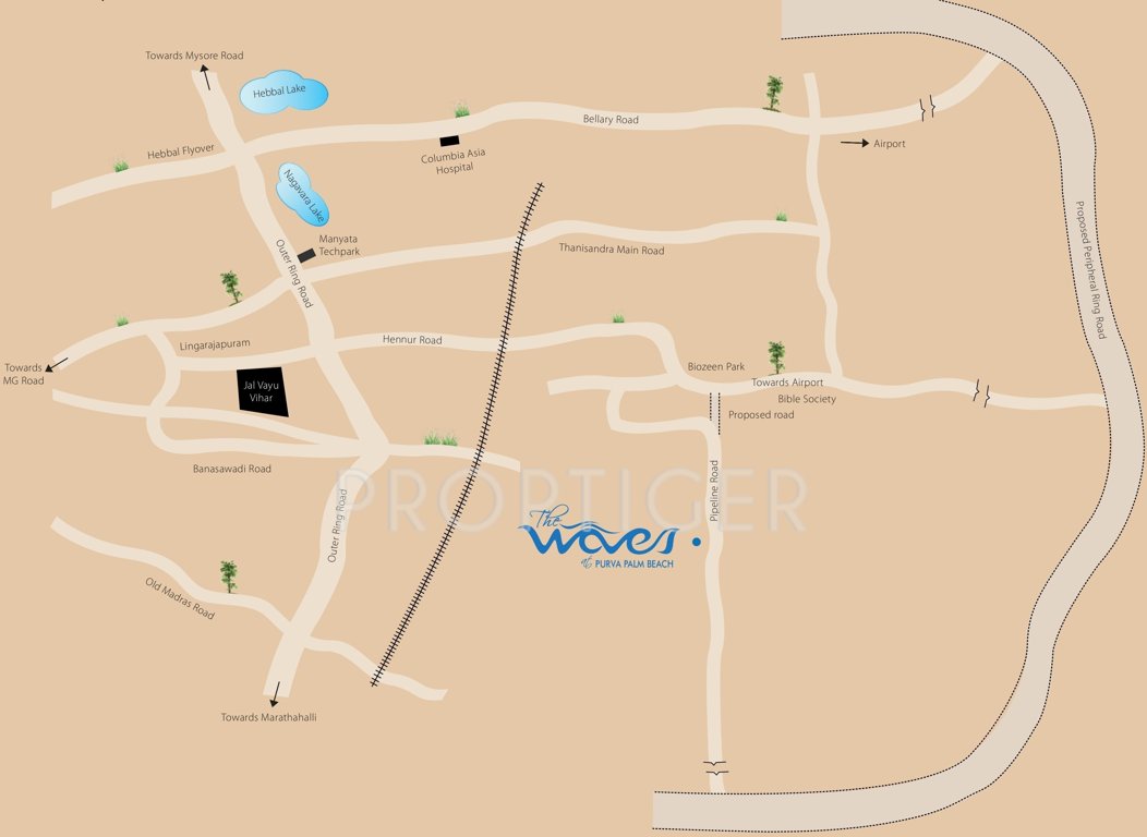 Images for Location Plan of Purva The Waves