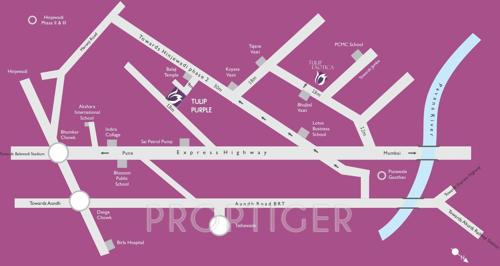 Images for Location Plan of Tulip Purple purple Images for Location Plan of Tulip Purple