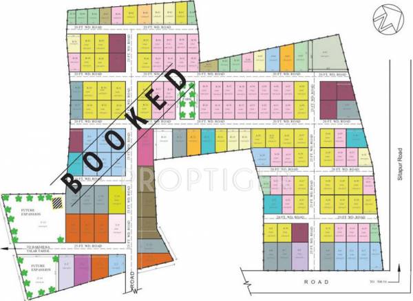 apni-dharti-developers ad-greens Layout Plan