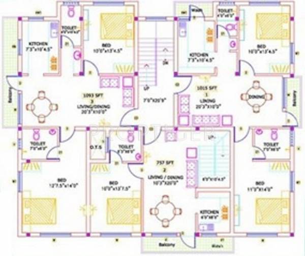 Images for Cluster Plan of Kosalram Sai Krishna Enclave