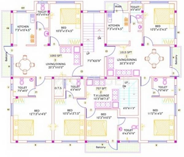 Images for Cluster Plan of Kosalram Sai Krishna Enclave