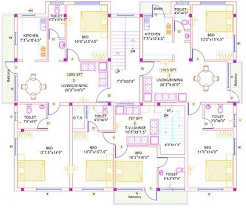 Images for Cluster Plan of Kosalram Sai Krishna Enclave