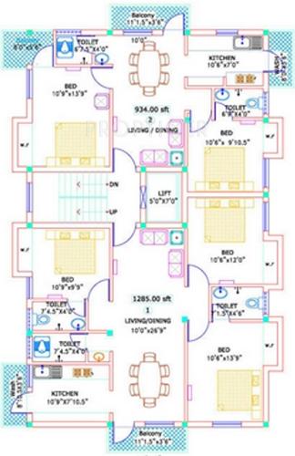 Images for Cluster Plan of Kosalram Jawahar Enclave