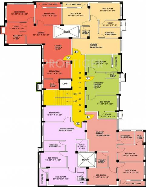 Images for Cluster Plan of Esteem Chhaya Apartment