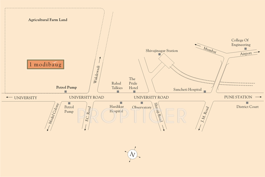 Images for Location Plan of Rohan 1 Modibaug