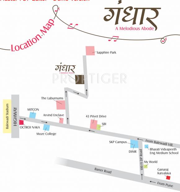 Images for Location Plan of Alliance Gandhaar