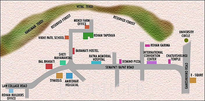 Images for Location Plan of Rohan Tapovan