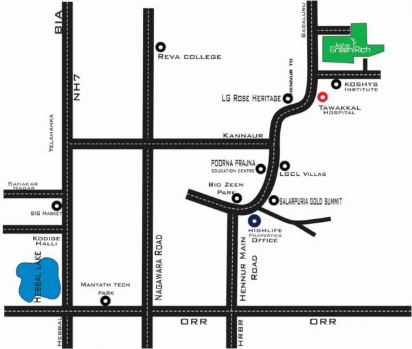 Images for Location Plan of Highlife Asha Green Rich County