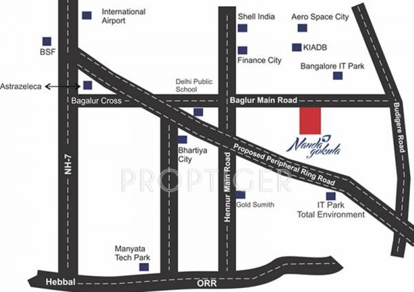 Images for Location Plan of Highlife Nanda Gokula Images for Location Plan of Highlife Nanda Gokula