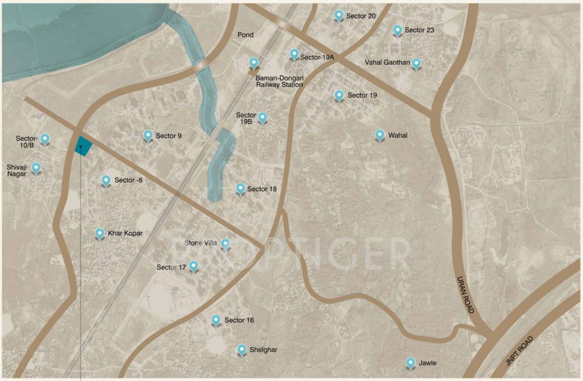 Images for Location Plan of Rehab Balaji Delta Tower 1
