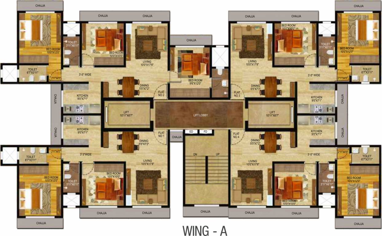 Images for Cluster Plan of Veena Serenity