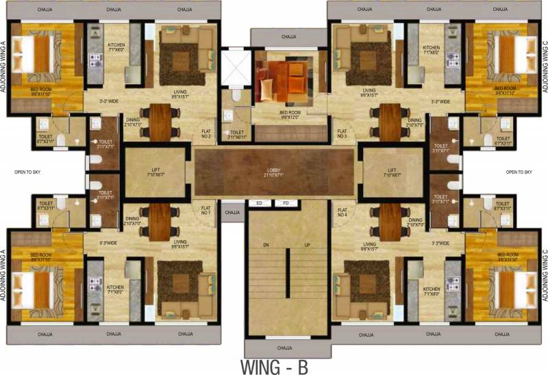 Images for Cluster Plan of Veena Serenity