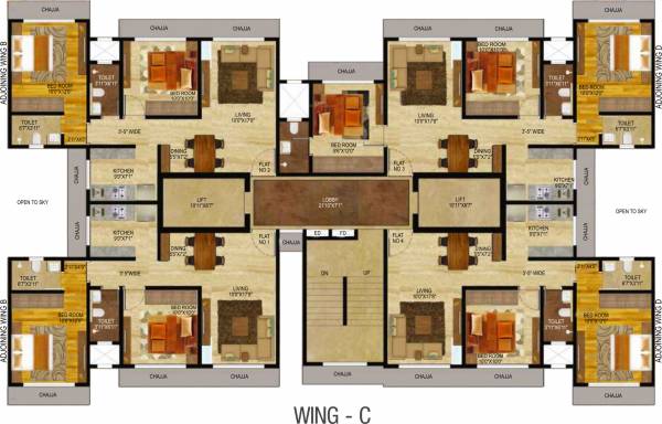 Images for Cluster Plan of Veena Serenity