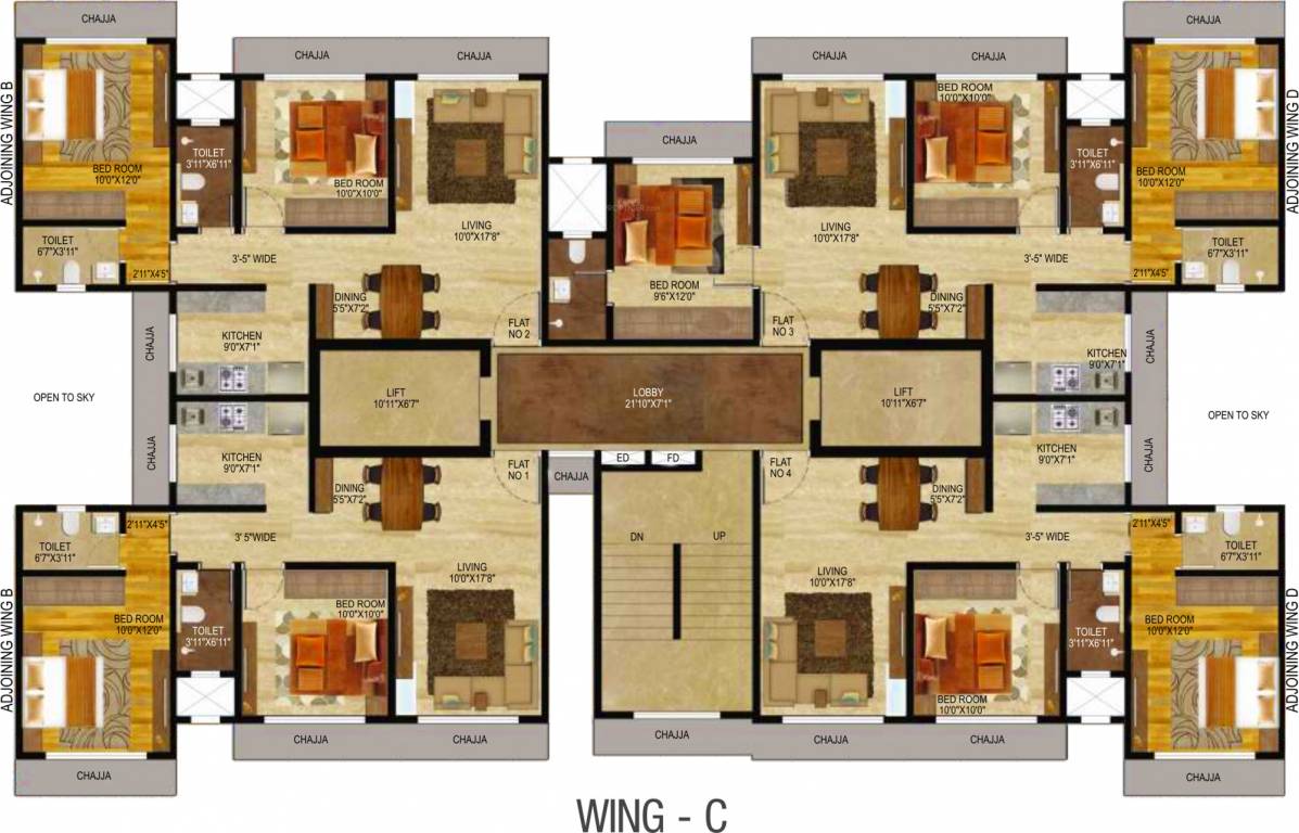 Images for Cluster Plan of Veena Serenity