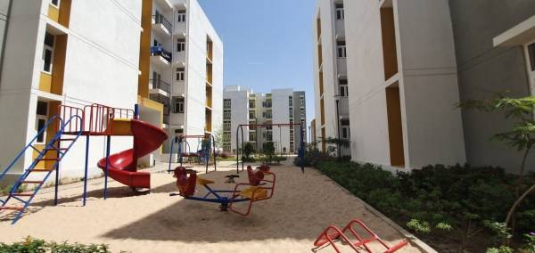 Children's play area amenities of Mahindra Happinest