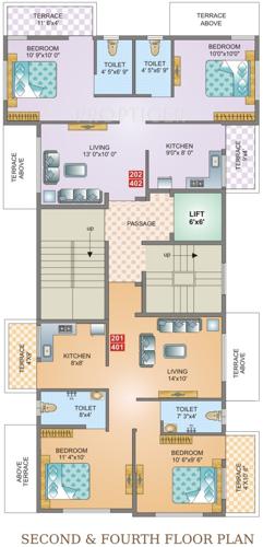 Images for Cluster Plan of A V Vitthal Nest