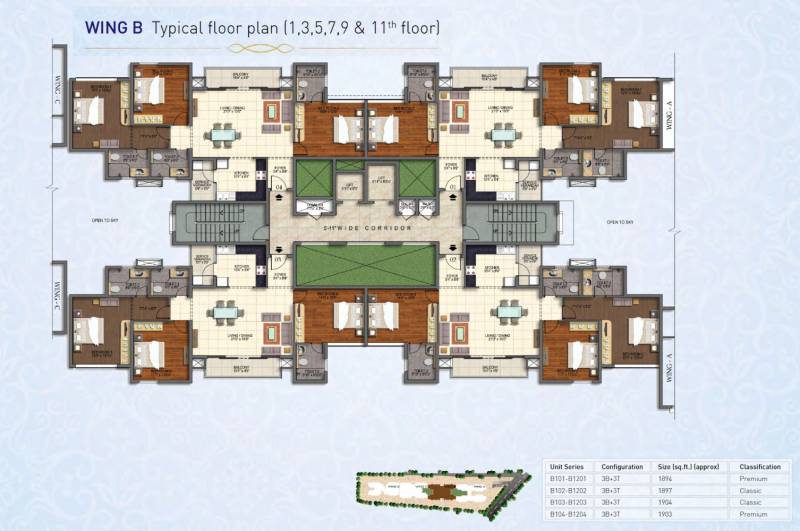  somerset-house Images for Cluster Plan of Purva Somerset House