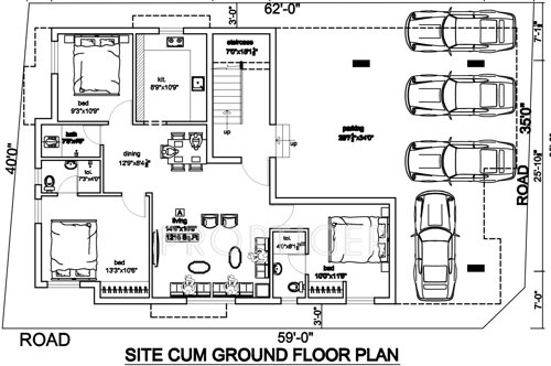 Images for Cluster Plan of Jasmine Sanvi Flats