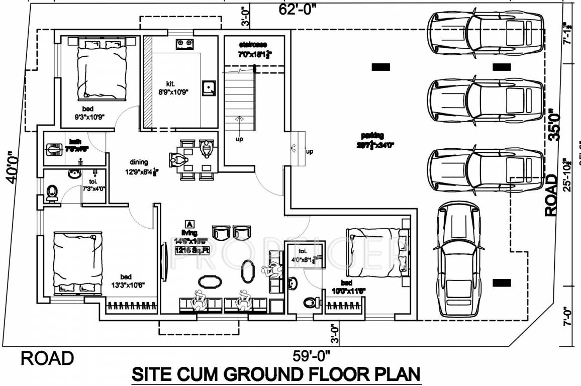 Images for Cluster Plan of Jasmine Sanvi Flats