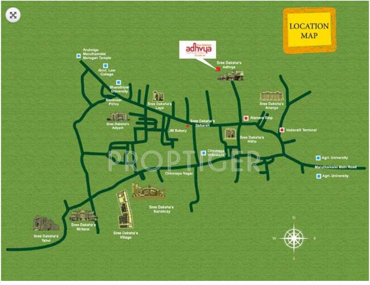 Images for Location Plan of Sree Daksha Adhvya