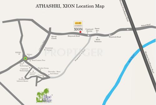 athashri-xion Images for Location Plan of Paranjape Athashri Xion