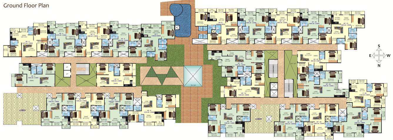 Images for Cluster Plan of  Trillium Apartments
