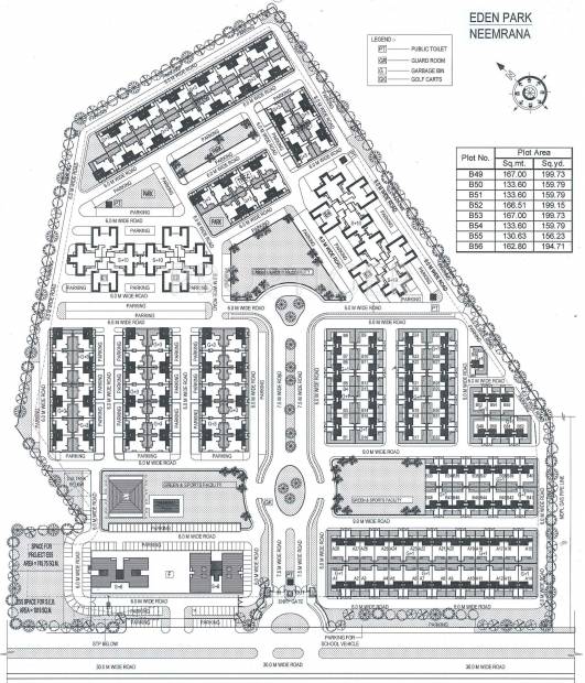 Images for Site Plan of Eldeco Eden Park Apartment