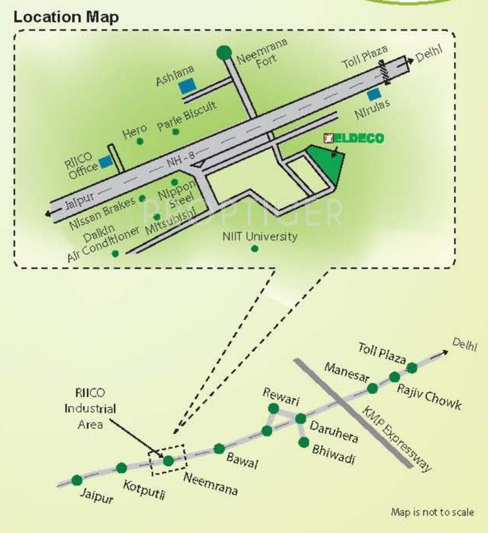 Images for Location Plan of Eldeco Eden Park Apartment