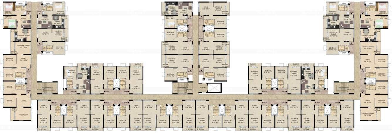 happinest Images for Cluster Plan of Mahindra Happinest