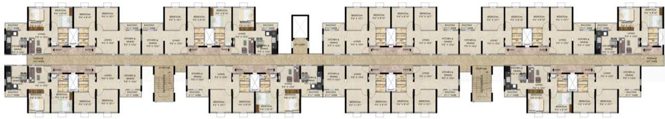 happinest Images for Cluster Plan of Mahindra Happinest