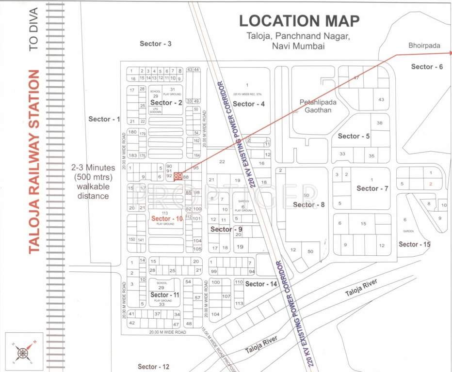 Images for Location Plan of Sanskriti Cottage Villa
