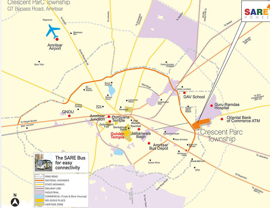 Images for Location Plan of Sare Homes Gurgaon Crescent ParC Plots