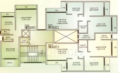  residency Images for Cluster Plan of Aakar Residency