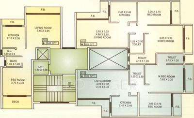  residency Images for Cluster Plan of Aakar Residency