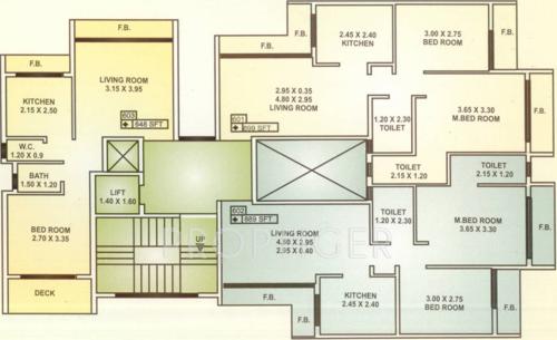  residency Images for Cluster Plan of Aakar Residency