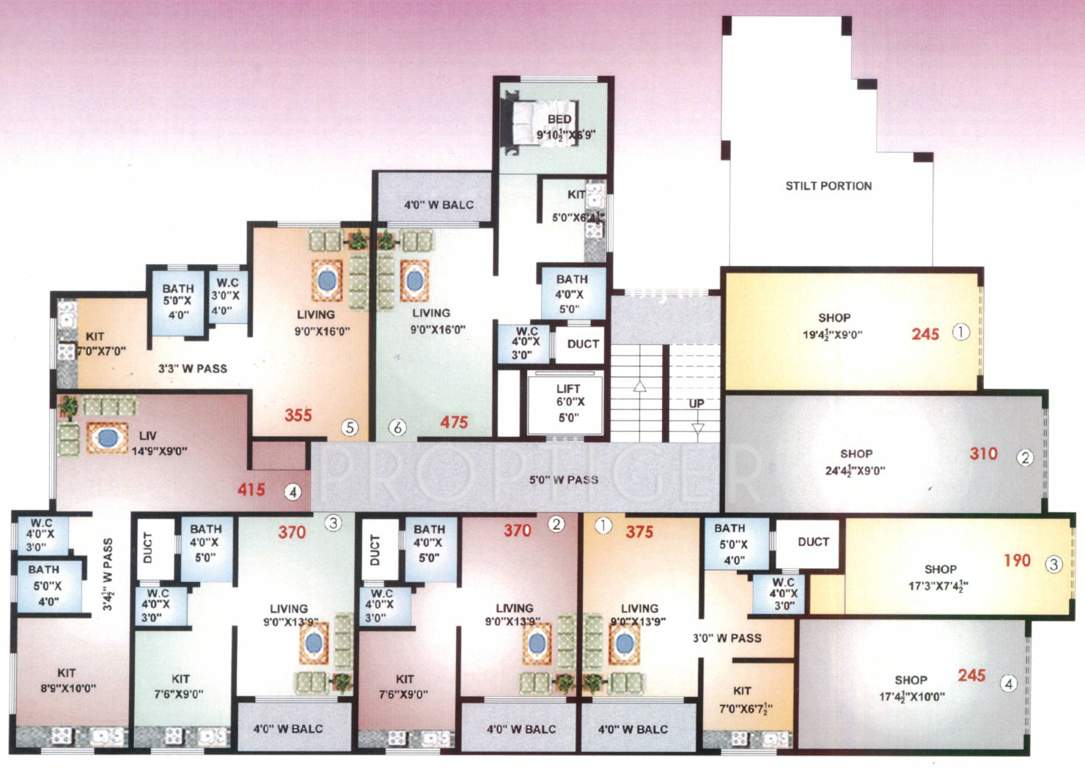 Images for Cluster Plan of Raj Shree Odhav Park