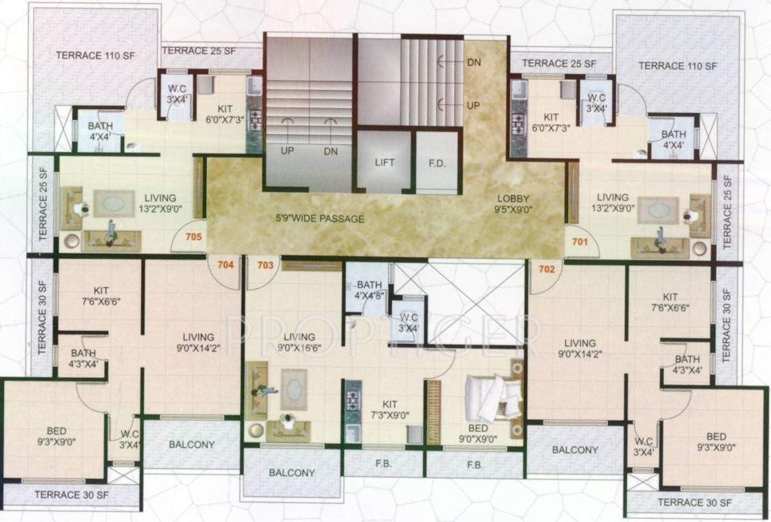  enclave Images for Cluster Plan of Shubh Enclave