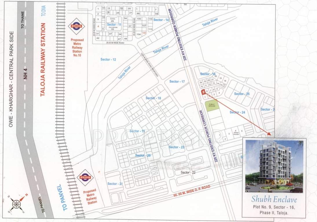  enclave Images for Location Plan of Shubh Enclave